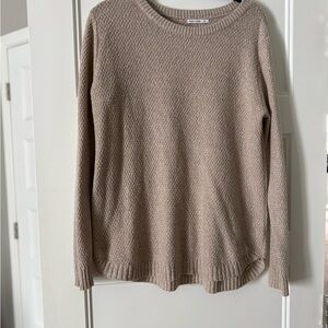 Pink Clover Beige Crew Neck Sweater
